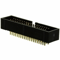 SBH41-NBPB-D20-ST-BK CONN HEADER 1.27MM 40POS GOLD