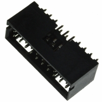 87589-6 CONN HEADER VERT .100 20POS TIN