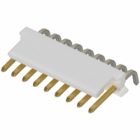 641210-9 CONN HEADER RT/A .156 9POS 30AU