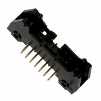 D3314-5002-AR CONN HDR 14POS R/A NO LATCH 10AU