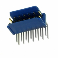 76383-307LF CONN HEADER 14PS.100 DL R/A GOLD