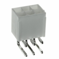 64900629522 HEADER MALE 4.20MM DUAL RA 6POS