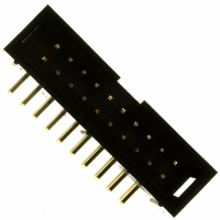 SBH11-PBPC-D10-RA-BK CONN HEADR 2.54MM 20POS GOLD R/A