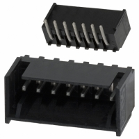 644803-7 CONN HEADER RTANG .100 7POS TIN