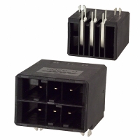3-178139-3 CONN HDR 6POS R/A KEY-XY 30GOLD