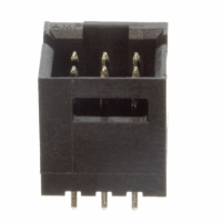 3-87589-6 CONN HEADER VERT .100 6POS TIN