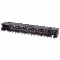 1-102203-2 CONN HEADER R/A .100 15POS 15AU