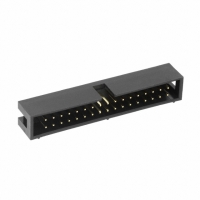 30334-6002HB CONN HEADER 34POS DL STR GOLD