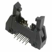 D3793-5302-AR CONN HEADER 10POS R/A LONG LATCH