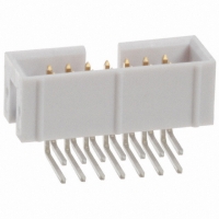 AWHW14A-0202-T-R CONN HEADR R/A LO-PRO 14POS GOLD