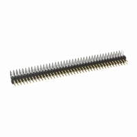 2380-5121TG CONN HEADER 80POS DL R/A GOLD