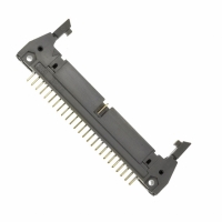 3433-6303 HDR LATCH 50 PIN KEY SLOT CTR 2L