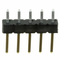 PBC05SAAN CONN HEADER .100 SINGL STR 5POS