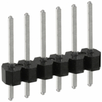 PEC06SFAN CONN HEADER .100 SINGL STR 6POS