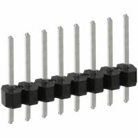 PEC08SFAN CONN HEADER .100 SINGL STR 8POS
