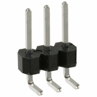 PEC03SBAN CONN HEADER .100 SINGL R/A 3POS