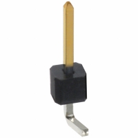 PBC01SBAN CONN HEADER .100 SINGL R/A 1POS