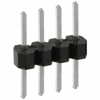 PEC04SABN CONN HEADER .100 SINGL STR 4POS