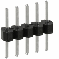 PEC05SABN CONN HEADER .100 SINGL STR 5POS