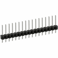 PEC17SFAN CONN HEADER .100 SINGL STR 17POS