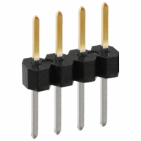 PBC04SABN CONN HEADER .100 SINGL STR 4POS