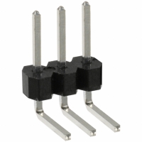 PEC03SBBN CONN HEADER .100 SINGL R/A 3POS