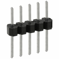 PEC05SACN CONN HEADER .100 SINGL STR 5POS
