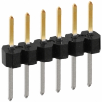 PBC06SABN CONN HEADER .100 SINGL STR 6POS