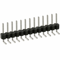 PEC13SBAN CONN HEADER .100 SINGL R/A 13POS