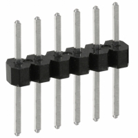 PEC06SACN CONN HEADER .100 SINGL STR 6POS