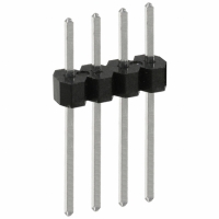 PEC04SAEN CONN HEADER .100 SINGL STR 4POS