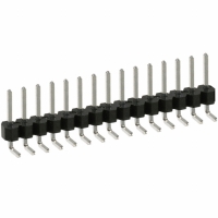 PEC15SBAN CONN HEADER .100 SINGL R/A 15POS