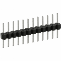 PEC12SABN CONN HEADER .100 SINGL STR 12POS