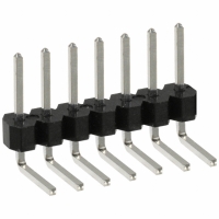 PEC07SBBN CONN HEADER .100 SINGL R/A 7POS