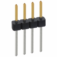 PBC04SACN CONN HEADER .100 SINGL STR 4POS
