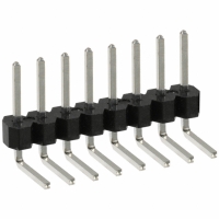 PEC08SBBN CONN HEADER .100 SINGL R/A 8POS