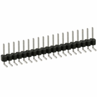 PEC19SBAN CONN HEADER .100 SINGL R/A 19POS