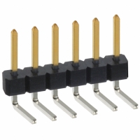 PBC06SBBN CONN HEADER .100 SINGL R/A 6POS