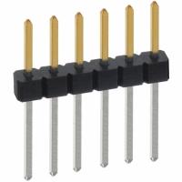PBC06SACN CONN HEADER .100 SINGL STR 6POS