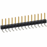 PBC14SBAN CONN HEADER .100 SINGL R/A 14POS