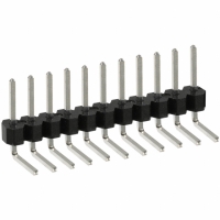 PEC11SBBN CONN HEADER .100 SINGL R/A 11POS