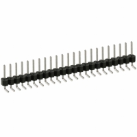 PEC23SBAN CONN HEADER .100 SINGL R/A 23POS