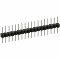 PEC18SABN CONN HEADER .100 SINGL STR 18POS