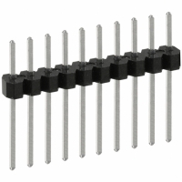 PEC10SAEN CONN HEADER .100 SINGL STR 10POS