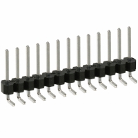 PEC13SGAN CONN HEADER .100 SINGL R/A 13POS