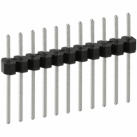 PEC11SAEN CONN HEADER .100 SINGL STR 11POS