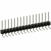 PEC16SGAN CONN HEADER .100 SINGL R/A 16POS