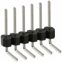 PTC06SGBN CONN HEADER .100 SINGL R/A 6POS