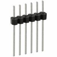 PEC06SAHN CONN HEADER .100 SINGL STR 6POS