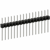 PEC16SADN CONN HEADER .100 SINGL STR 16POS